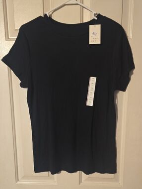 A New Day Women's Black Crew Neck Tee